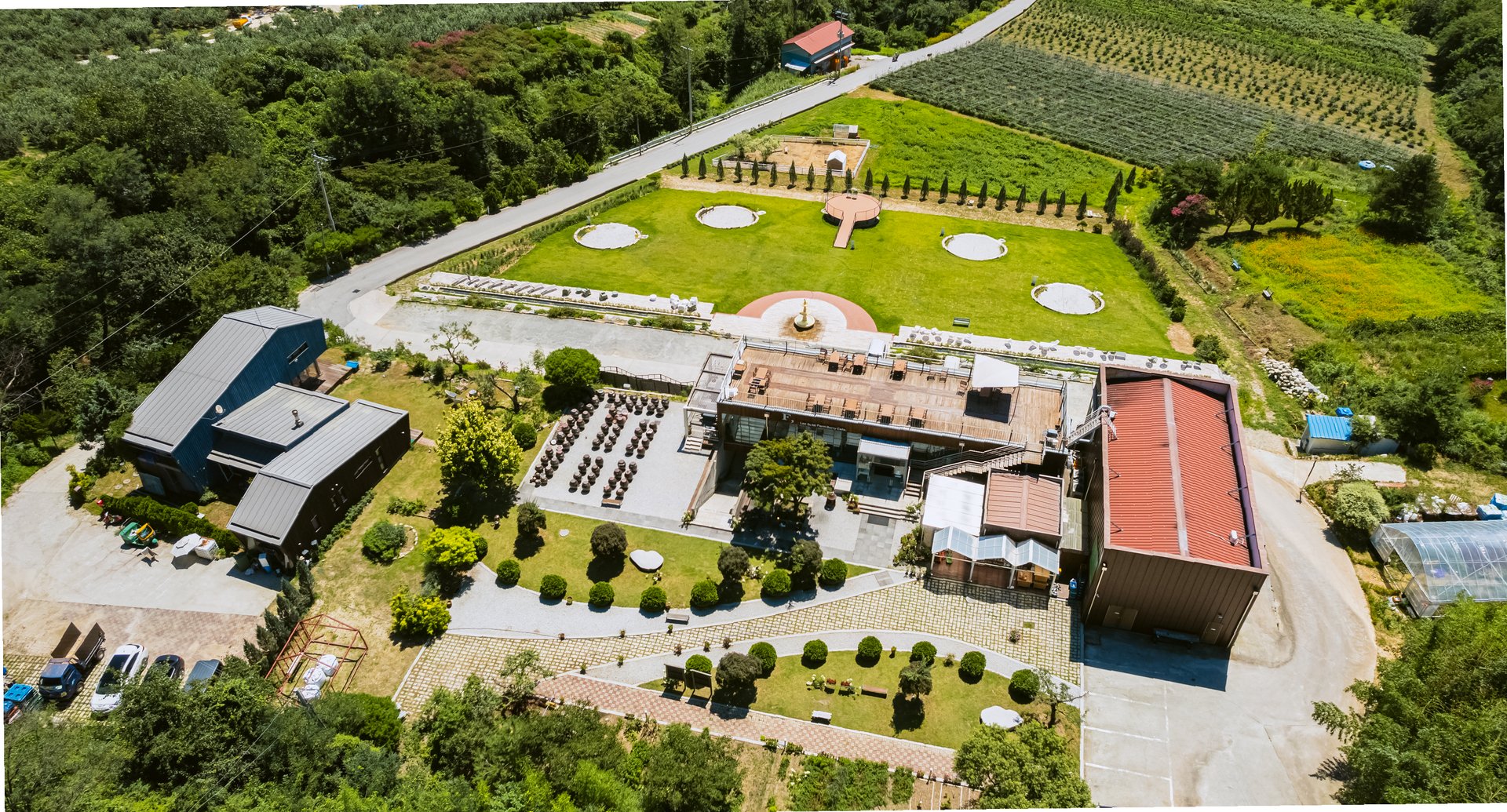 거창 베리 농장 전경